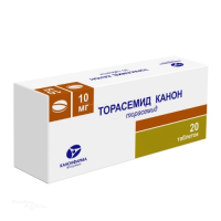 ТОРАСЕМИД КАНОН 10мг N20 табл КАНОНФАРМА ПРОДАКШН