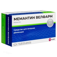 МЕМАНТИН ВЕЛФАРМ 10мг N90 табл п.п.о. ВЕЛФАРМ