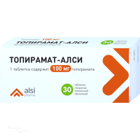ТОПИРАМАТ-АЛСИ 100мг N30 табл п.п.о. АЛСИ ФАРМА