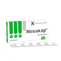 МЕБИКАР 300мг N20 табл ТАТХИМФАРМПРЕПАРАТЫ