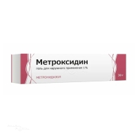 МЕТРОКСИДИН 1% x 30г N1 гель д/наружн прим ТУЛЬСКАЯ ФАРМФАБРИКА (ООО)