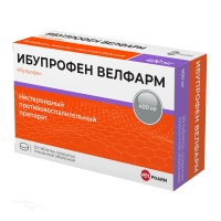 ИБУПРОФЕН ВЕЛФАРМ 400мг N50 табл п.п.о. ВЕЛФАРМ-М