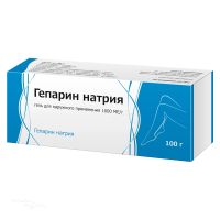 ГЕПАРИН НАТРИЯ 1000МЕ/г x 100г N1 гель д/наружн прим ТУЛЬСКАЯ ФАРМФАБРИКА (ООО)