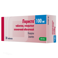 ЛОРИСТА 100мг N30 табл п.п.о. КРКА-РУС