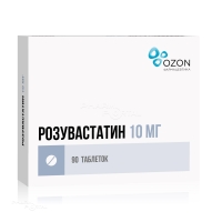 РОЗУВАСТАТИН 10мг N90 табл п.п.о. ОЗОН