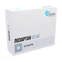 ЛОЗАРТАН 50мг N90 табл п.п.о. ОЗОН