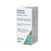 СКЕРТЦО 20мг/мл x 53г N1 пор д/пригот сусп д/приема внутрь в комплекте: шприц мерный с насадкой САНДОЗ