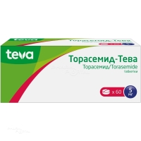 ТОРАСЕМИД-ТЕВА 5мг N60 табл ПЛИВА ХРВАТСКА