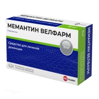МЕМАНТИН ВЕЛФАРМ 10мг N30 табл п.п.о. ВЕЛФАРМ