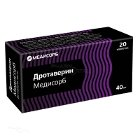 ДРОТАВЕРИН МЕДИСОРБ 40мг N20 табл МЕДИСОРБ