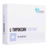 L-ТИРОКСИН 100мкг N50 табл ОЗОН