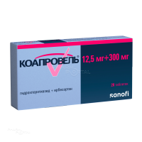 КОАПРОВЕЛЬ 12.5мг+300мг N28 табл п.п.о. САНОФИ ВИНТРОП ИНДАСТРИ