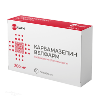 КАРБАМАЗЕПИН ВЕЛФАРМ 200мг N50 табл ВЕЛФАРМ-М