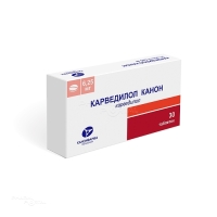 КАРВЕДИЛОЛ КАНОН 6.25мг N30 табл КАНОНФАРМА ПРОДАКШН