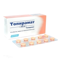 ТОПИРАМАТ 100мг N30 табл п.п.о. БИОКОМ