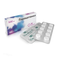 ПАРАЦЕТАМОЛ 500мг N20 табл ФАРМСТАНДАРТ-ЛЕКСРЕДСТВА