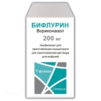 БИФЛУРИН 200мг x 200мг N1 лиоф д/пригот конц д/пригот р-ра д/инфуз ФАРМАСИНТЕЗ