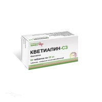 КВЕТИАПИН-СЗ 25мг N60 табл п.п.о. СЕВЕРНАЯ ЗВЕЗДА