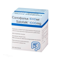 САЛОФАЛЬК 1г x 1.86г N50 гран кишечн-раств с пролонгир высв п.о. ЛОСАН ФАРМА