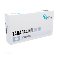 ТАДАЛАФИЛ 20мг N1 табл п.п.о. ОЗОН