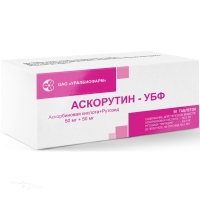 АСКОРУТИН-УБФ 50мг+50мг N50 табл УРАЛБИОФАРМ