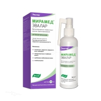 МИРАМЕД ЭВАЛАР 0.01% x 150мл N1 р-р д/местн и наружн прим в комплекте: насадка-распылитель ЭВАЛАР