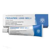 ГЕПАРИН 1000МЕ/г x 50г N1 гель д/наружн прим ЗЕЛЁНАЯ ДУБРАВА
