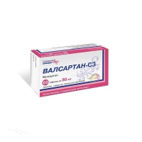 ВАЛСАРТАН-СЗ 80мг N60 табл п.п.о. СЕВЕРНАЯ ЗВЕЗДА