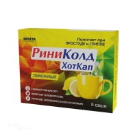 РИНИКОЛД ХОТКАП д.в. x 5г N5 пор д/пригот р-ра д/приема внутрь лимон ШРЕЯ ЛАЙФ САЕНСИЗ