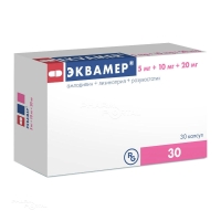 ЭКВАМЕР 5мг+10мг+20мг N30 капс ГЕДЕОН РИХТЕР
