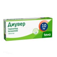 ДИУВЕР 10мг N20 табл ПЛИВА ХРВАТСКА