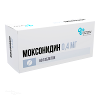 МОКСОНИДИН 400мкг N60 табл п.п.о. ОЗОН