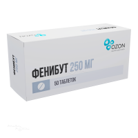 ФЕНИБУТ 250мг N50 табл ОЗОН ФАРМ