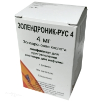 ЗОЛЕНДРОНИК-РУС 4 4мг x 4мг N1 лиоф д/пригот р-ра д/инфуз ФГБУ НМИЦ ОНКОЛОГИИ ИМ. Н.Н. БЛОХИНА МИНЗДРАВА РОССИИ
