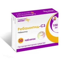 РЕБАМИПИД-СЗ 100мг N30 табл п.п.о. СЕВЕРНАЯ ЗВЕЗДА