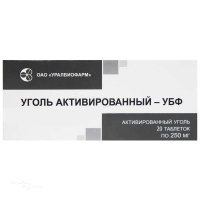 УГОЛЬ АКТИВИРОВАННЫЙ-УБФ 250мг N20 табл УРАЛБИОФАРМ