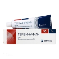 ТЕРБИНАФИН-ВЕРТЕКС 1% x 30г N1 крем д/наружн прим ВЕРТЕКС