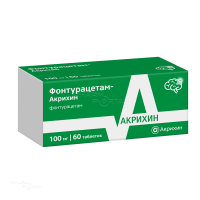 ФОНТУРАЦЕТАМ-АКРИХИН 100мг N60 табл АКРИХИН