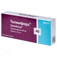 ТЕЛМИФОРС 40мг N30 табл ИПКА ЛАБОРАТОРИС