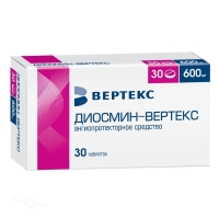 ДИОСМИН-ВЕРТЕКС 600мг N30 табл п.п.о. ВЕРТЕКС