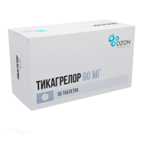 ТИКАГРЕЛОР 90мг N56 табл п.п.о. ОЗОН