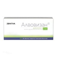 АЛВОВИЗАН 2мг N28 табл п.п.о. ХАУПТ ФАРМА