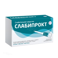 СЛАБИПРОКТ 9мг/мл+90мг/мл+625мг/мл x 5мл N12 р-р рект СИНТЕЗ