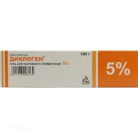 ДИКЛОГЕН 5% x 100г N1 гель д/наружн прим АДЖИО ФАРМАСЬЮТИКАЛС