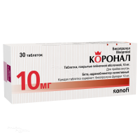 КОРОНАЛ 10мг N30 табл п.п.о. САНЕКА ФАРМАСЬЮТИКАЛС