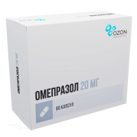 ОМЕПРАЗОЛ 20мг N60 капс кишечн-раств ОЗОН ФАРМ