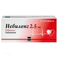 НЕБИЛОНГ 2.5мг N30 табл МИКРО ЛАБС