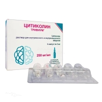 ЦИТИКОЛИН ТРИВИУМ 250мг/мл x 4мл N5 р-р в/в и в/м введ АРМАВИРСКАЯ БИОЛОГИЧЕСКАЯ ФАБРИКА