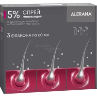 АЛЕРАНА 5% x 60мл N3 спрей д/наружн прим в комплекте: насадка-распылитель ВЕРТЕКС
