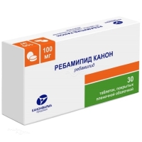 РЕБАМИПИД КАНОН 100мг N30 табл п.п.о. КАНОНФАРМА ПРОДАКШН